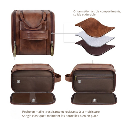 Trousse de toilette de voyage – Style business et élégant